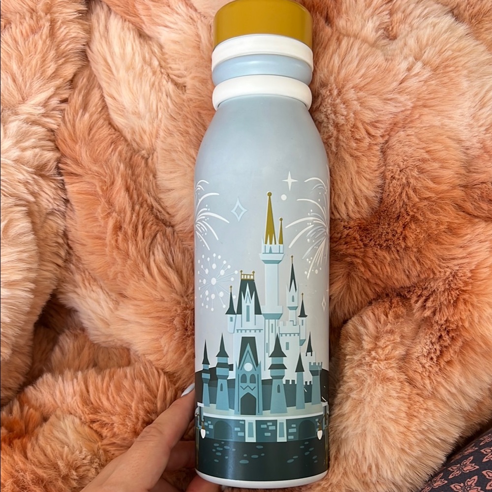 Hallmark Castle Design Thermos with Gold and Gray Accents